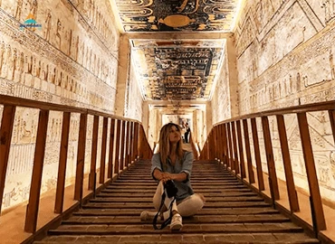Excursão turística e show de luzes em Luxor na Cisjordânia