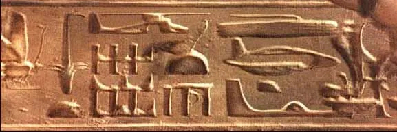 Die Abydos „Luftschiffe“