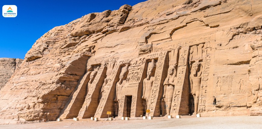 La arquitectura de los templos de Abu Simbel